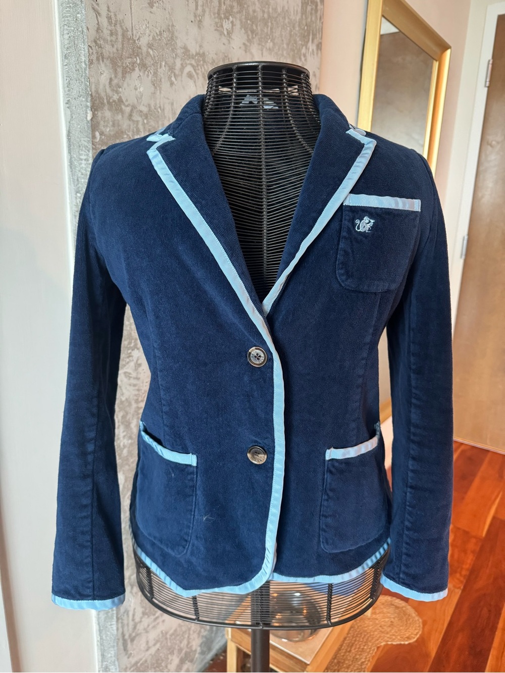 Bask poolside jacket!Navy - Picture 2 of 6
